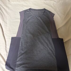 lululemon athletica Gray and Dark Gray Men's Tank Top